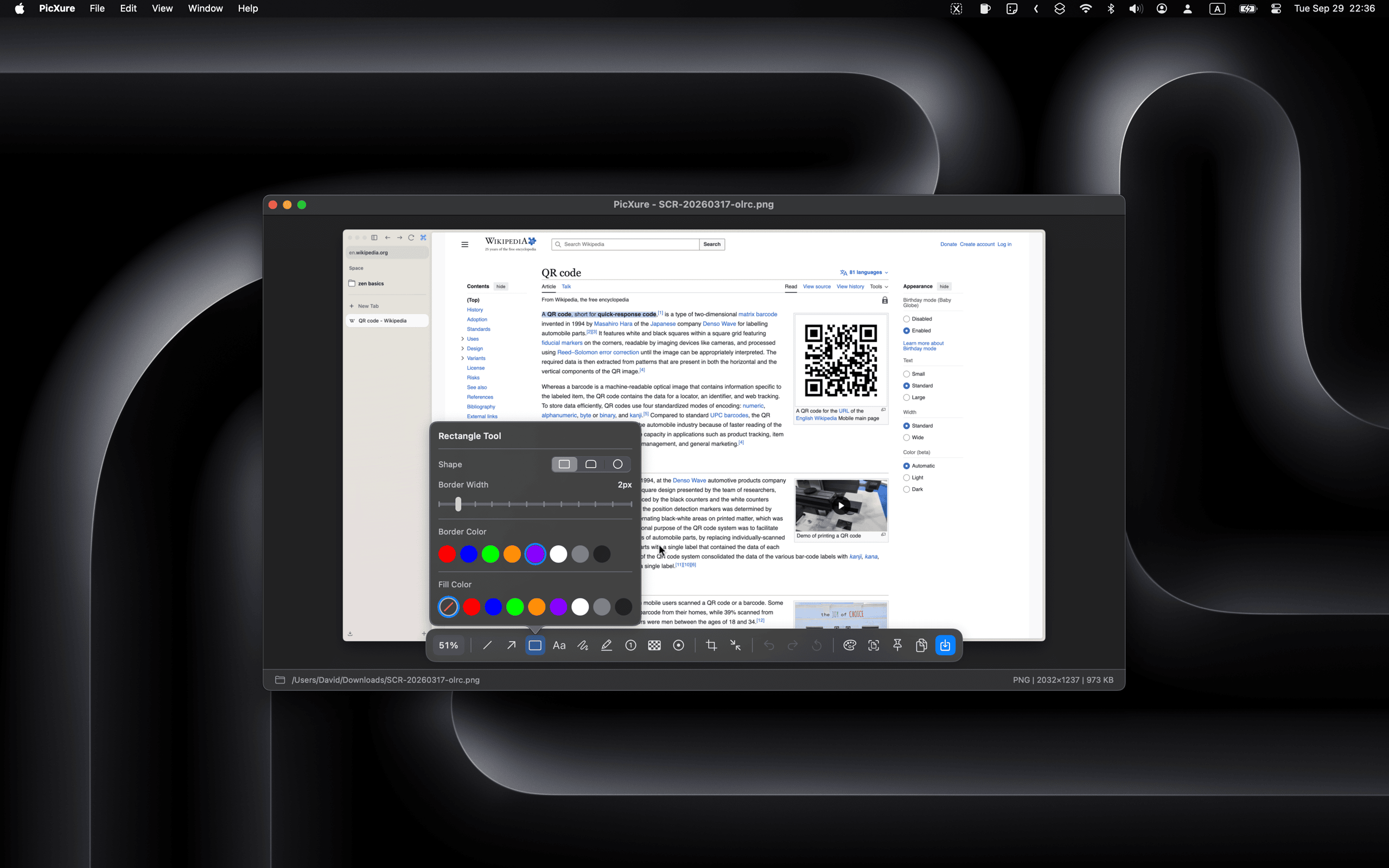 Rectangle tool